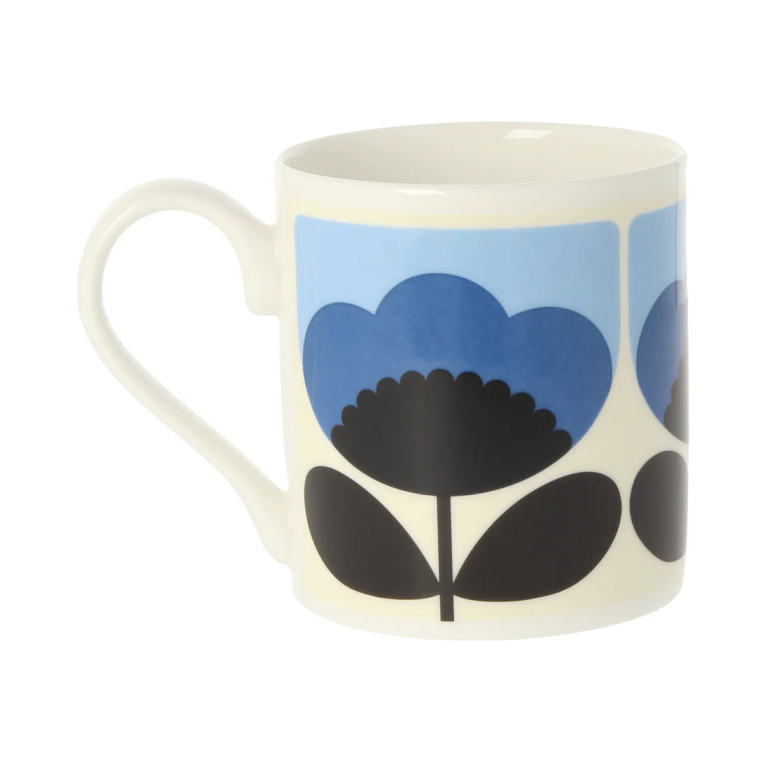 Orla Kiely Spring Bloom Blue Mug