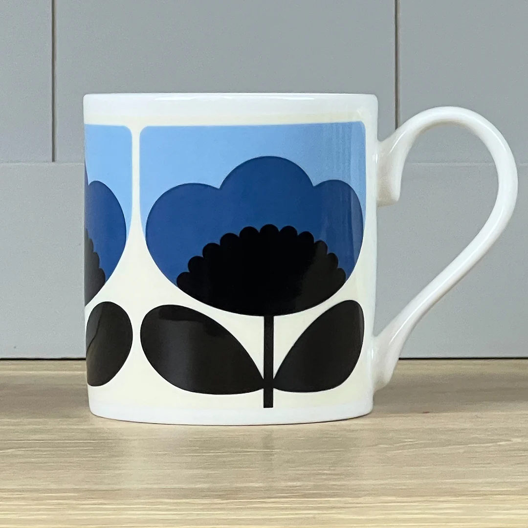 Orla Kiely Spring Bloom Blue Mug