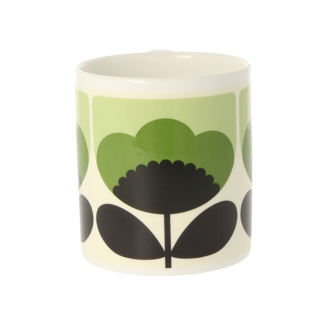 Orla Kiely Spring Bloom Green Mug