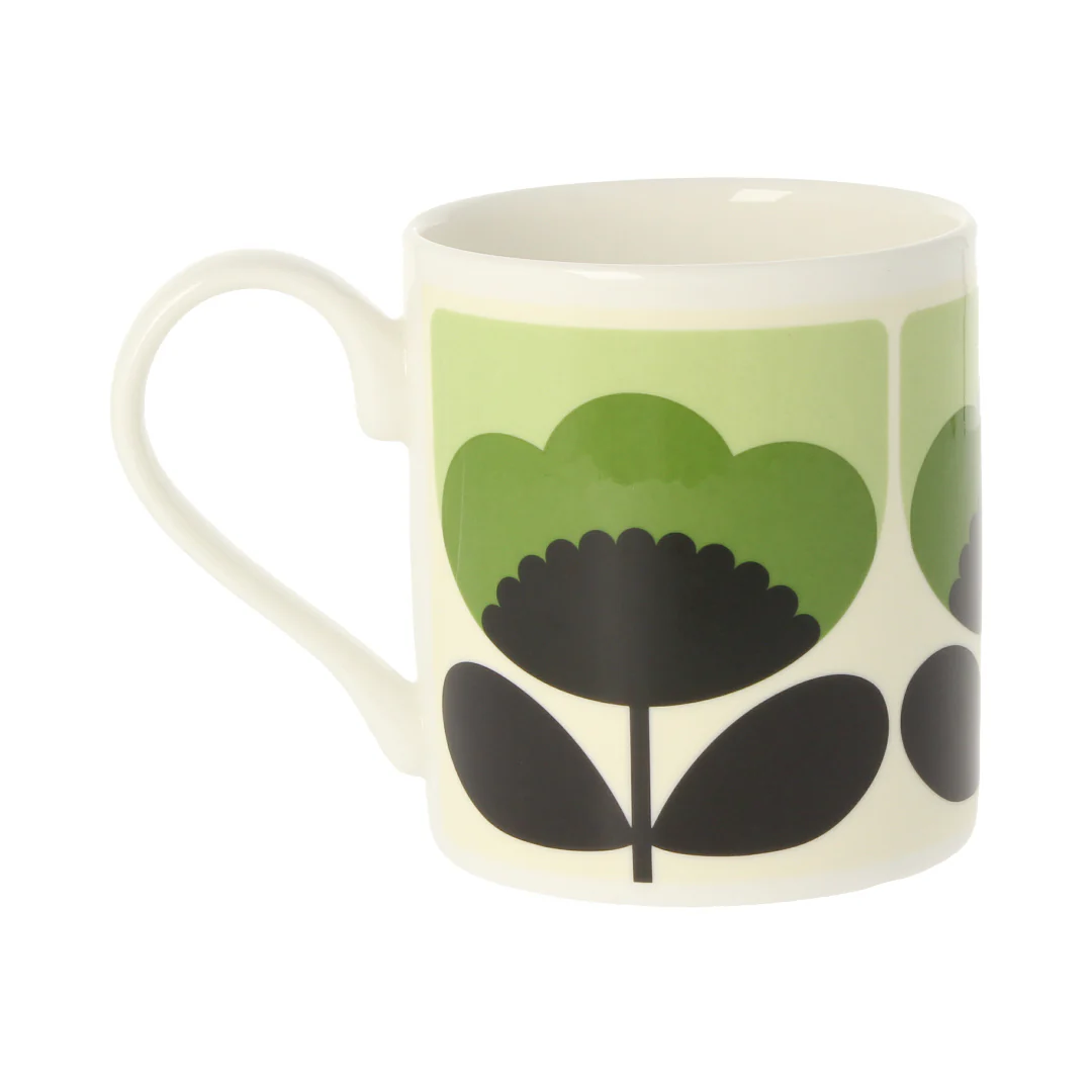 Orla Kiely Spring Bloom Green Mug