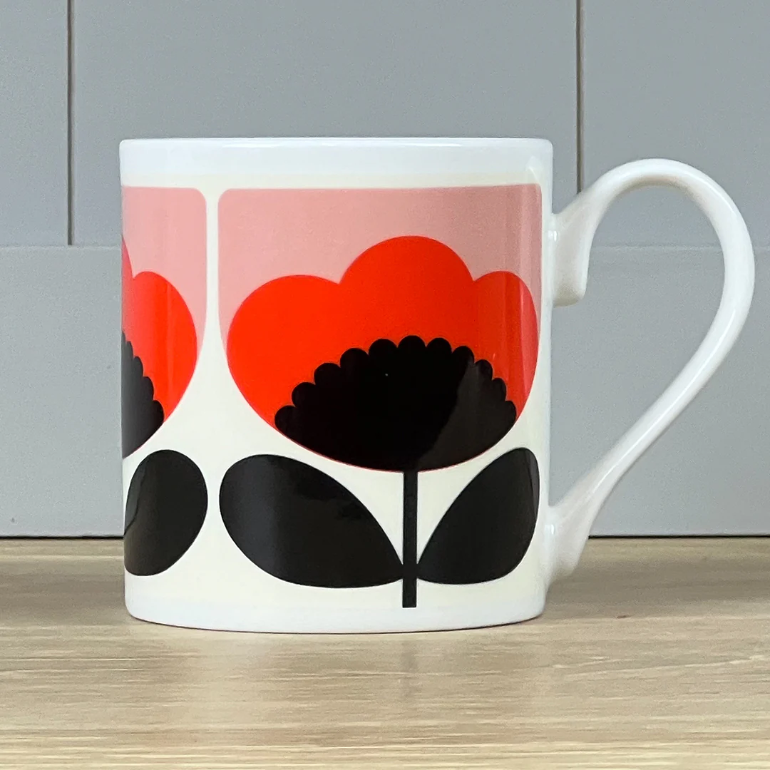 Orla Kiely Spring Bloom Orange Mug