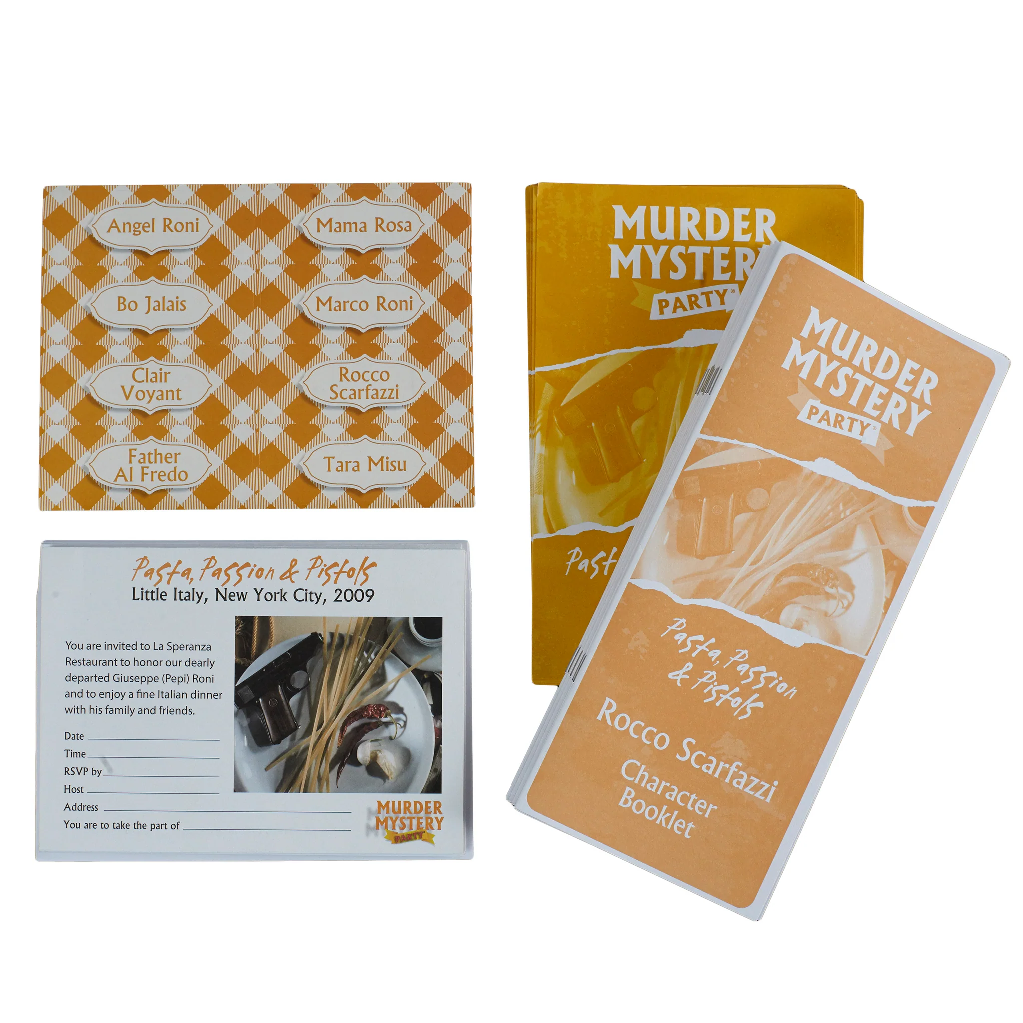 Murder Mystery - Pasta, Passion & Pistols