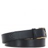 Ashwood Leather Ladies Leather Belt 3cm - Black