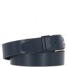 Ashwood Leather Ladies Leather Belt 3.5cm - Navy