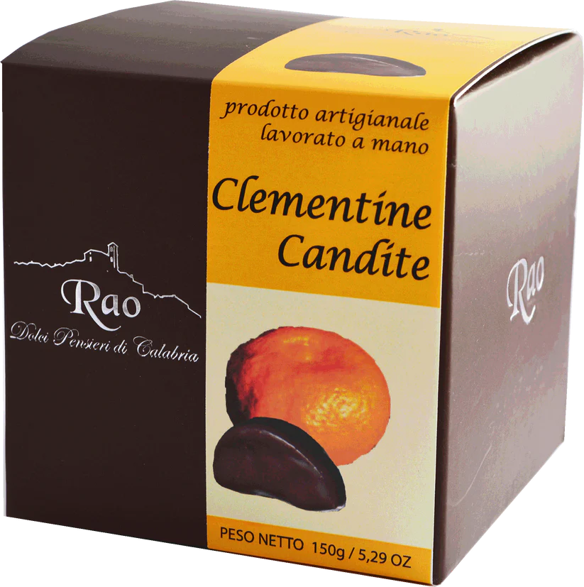 Dolci Pensieri di Calabria Candied Clementines In Dark Chocolate 150g