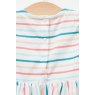 Batela Striped Dress with Ruffles - Multicolour