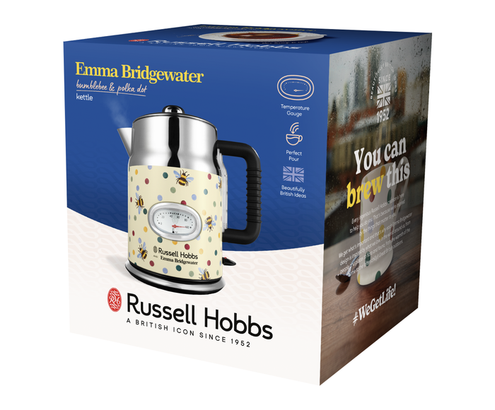 Emma Bridgewater Bumblebee & Polka Dot Kettle