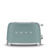 SMEG 2 Slice Toaster - Matte Emerald Green