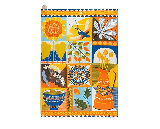 Printer Johnson September Tea Towel