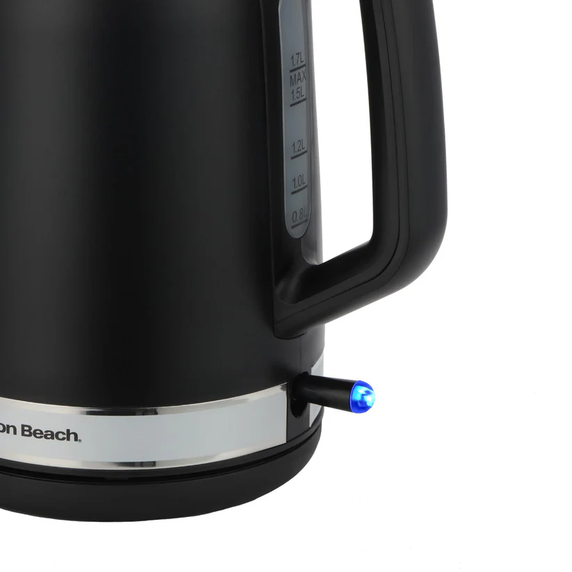 Hamilton Beach Ella 1.7L Matte Black Kettle