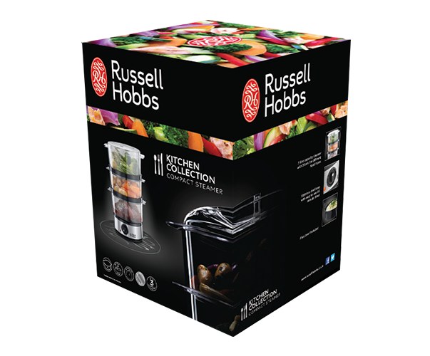 Russell Hobbs Kitchen Collection 3 Tier Food Steamer - Stainless Steel