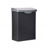 Garden Trading Shipton Post Box with Galvanised Lid - Carbon