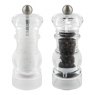 Grunwerg G Mill 6600 2 Piece Clear Acrylic Salt & Pepper Mill Set