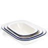 Rex London Rex London Enamel Pie Dishes S/3 Blue