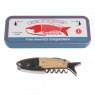 Rex London Fish Shaped Corkscrew In A Tin Spirit Of Adventure