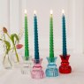 Rex London Twisted Candles Green & Blue Pk/4