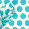 Rex London Tissue Paper - Spotlight Turquoise On White  (10 sheets)