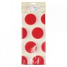 Rex London Tissue Paper Red On White Spotlight