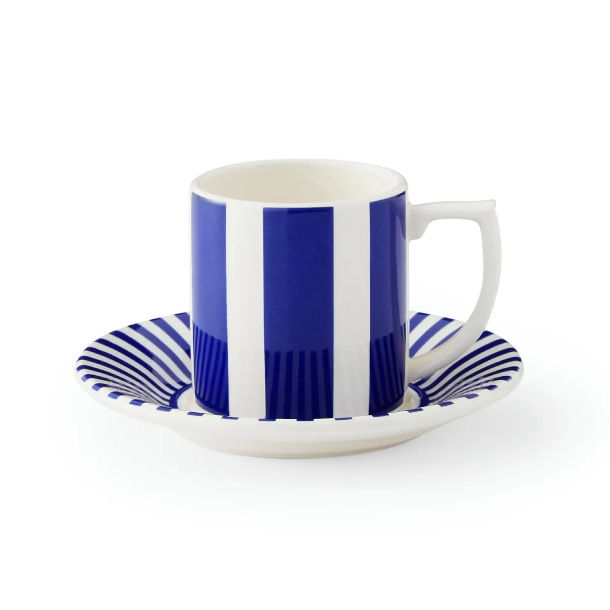 Spode Steccato Bold Stripe Espresso Cup & Saucer