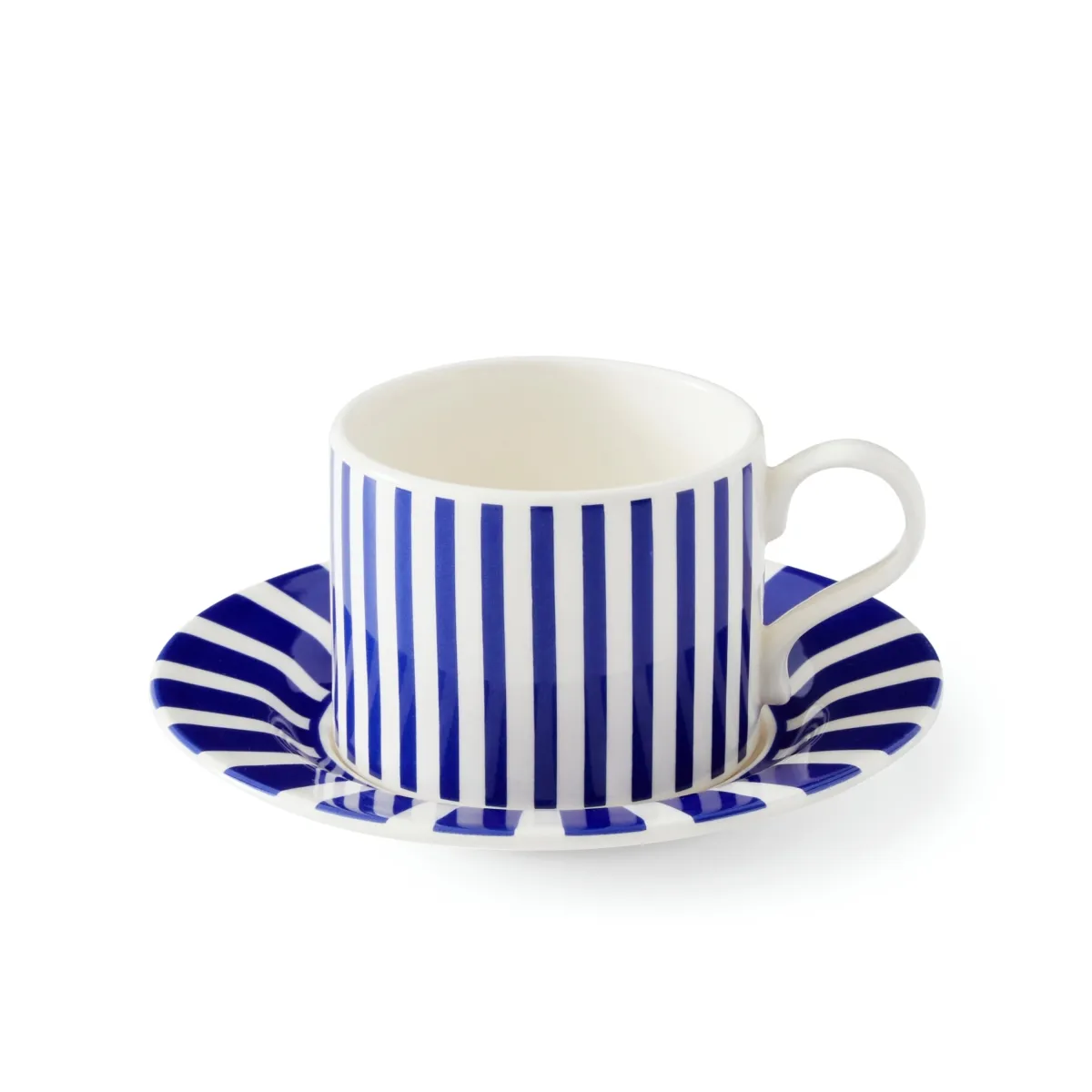 Spode Steccato Narrow Stripe Teacup & Saucer