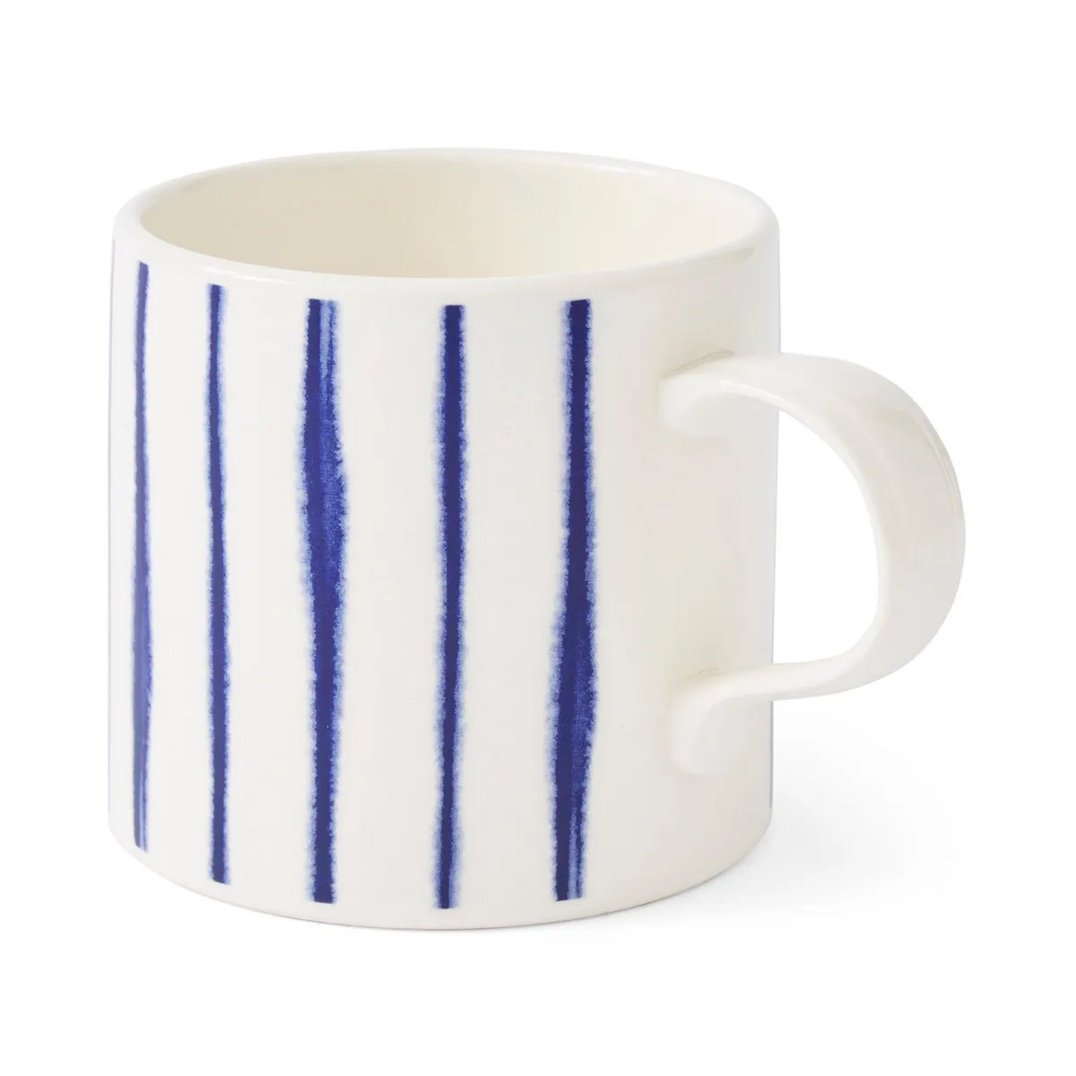 Mug Meirion Pin Stripes Mug - Blue & White