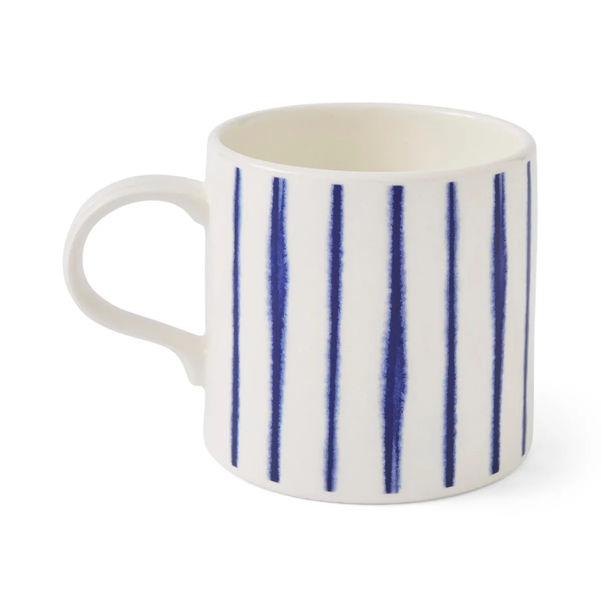 Mug Meirion Pin Stripes Mug - Blue & White