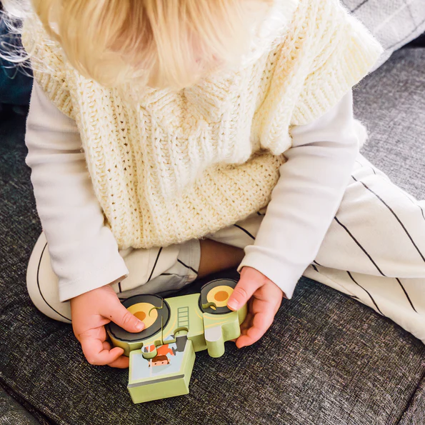 Orange Tree Toys Tractor Wooden Puzzle