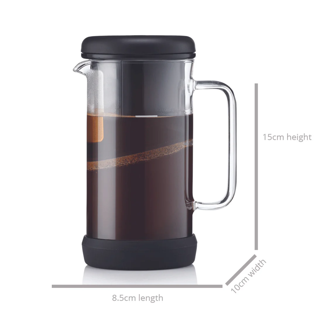 Barista & Co One Brew 4 In 1 Coffee & Tea Infuser Black 350ml