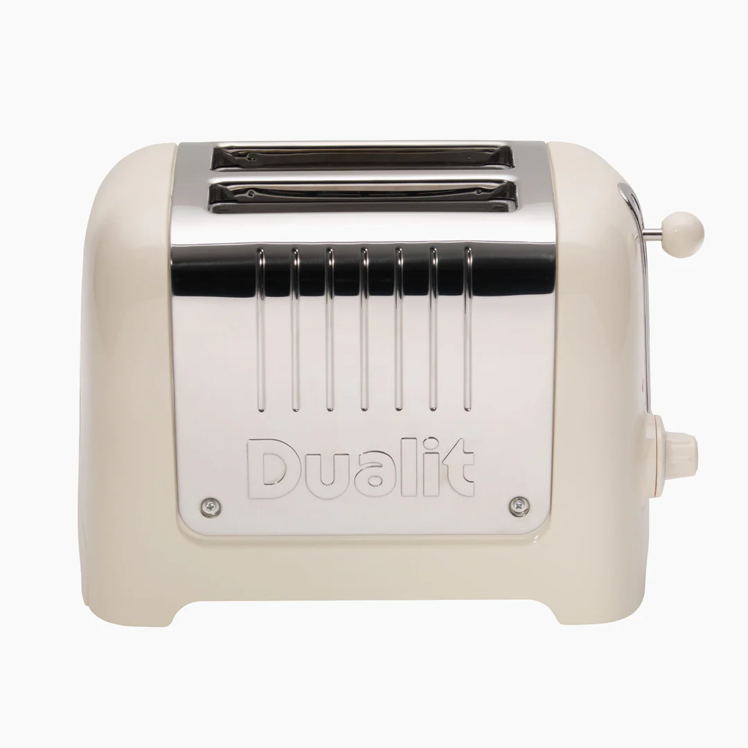 Dualit 2 Slice Lite Toaster | Canvas White