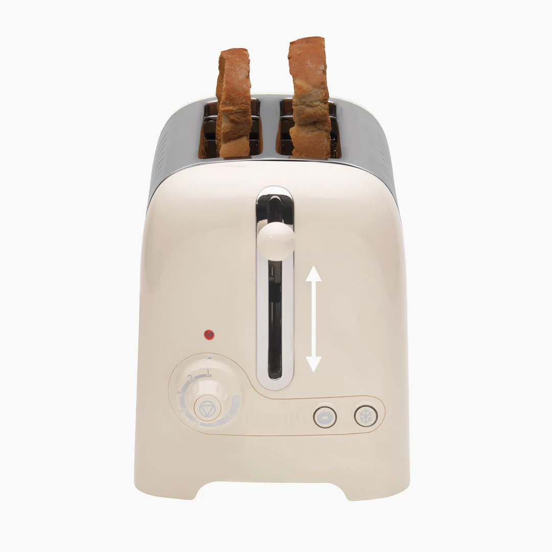 Dualit 2 Slice Lite Toaster | Canvas White