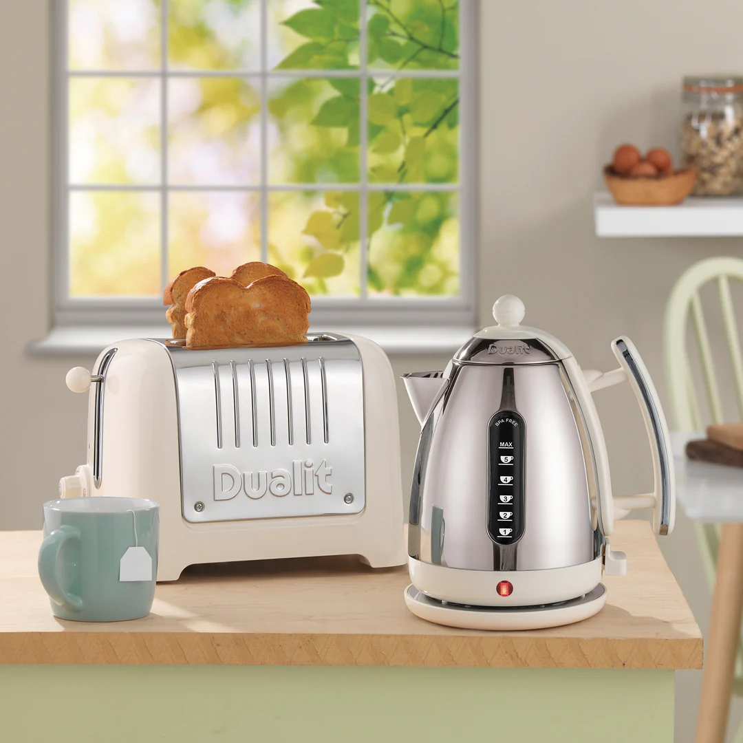 Dualit 2 Slice Lite Toaster | Canvas White