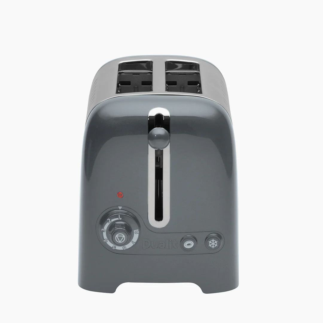 Dualit 2 Slice Lite Toaster | Gloss Grey