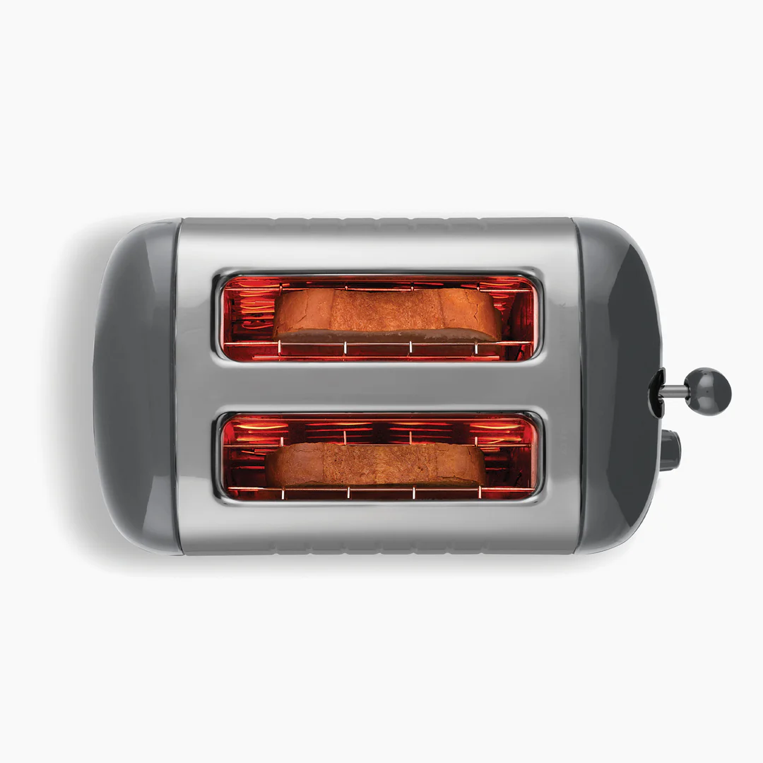 Dualit 2 Slice Lite Toaster | Gloss Grey