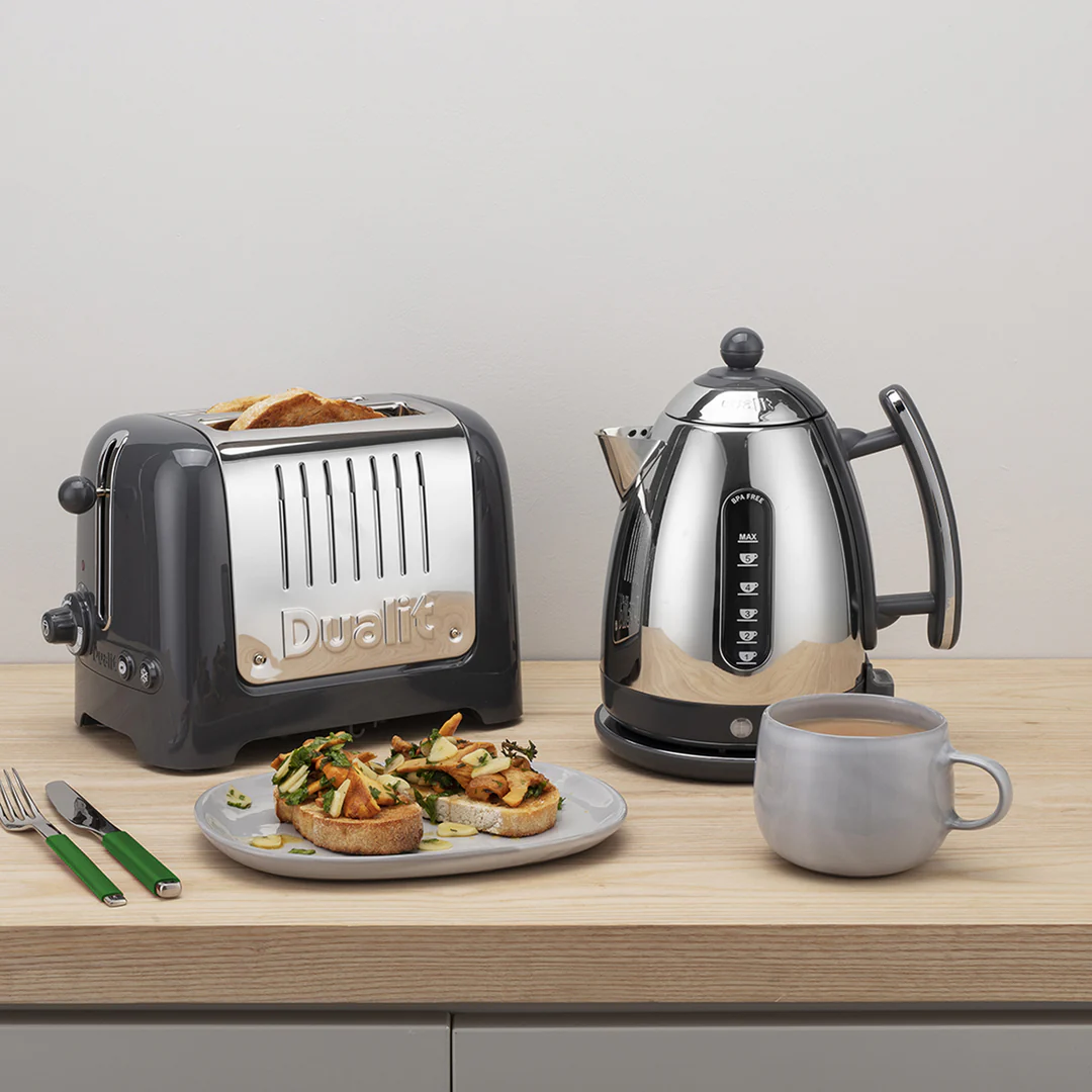 Dualit 2 Slice Lite Toaster | Gloss Grey