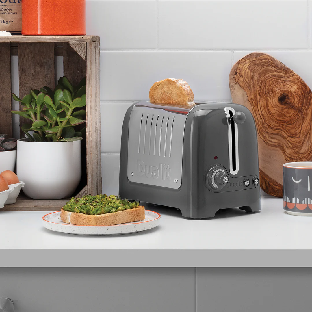 Dualit 2 Slice Lite Toaster | Gloss Grey