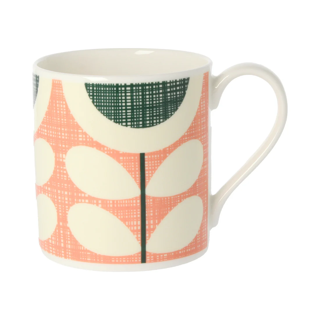 Orla Kiely Scribble Sunflower Pink Quite Big Mug