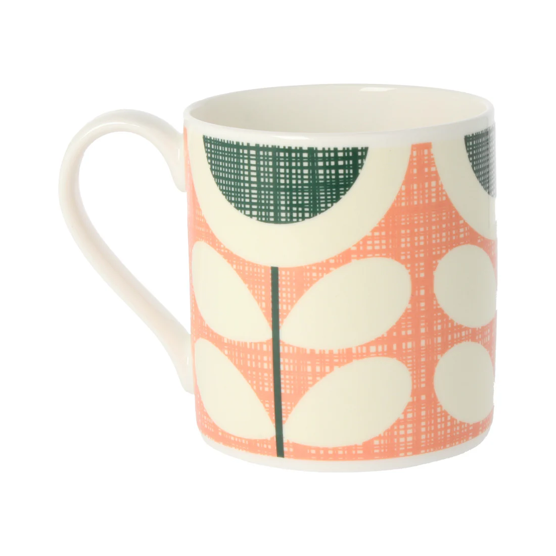 Orla Kiely Scribble Sunflower Pink Quite Big Mug