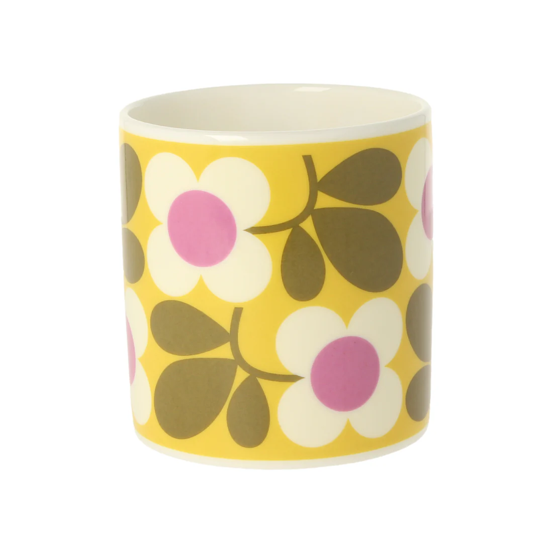 Orla Kiely Floret Yellow Quite Big Mug