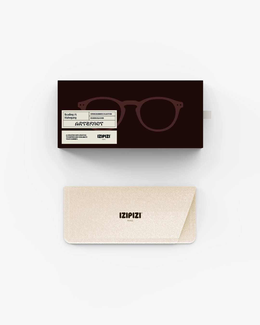 IZIPIZI #A Mahogany Reading Glasses