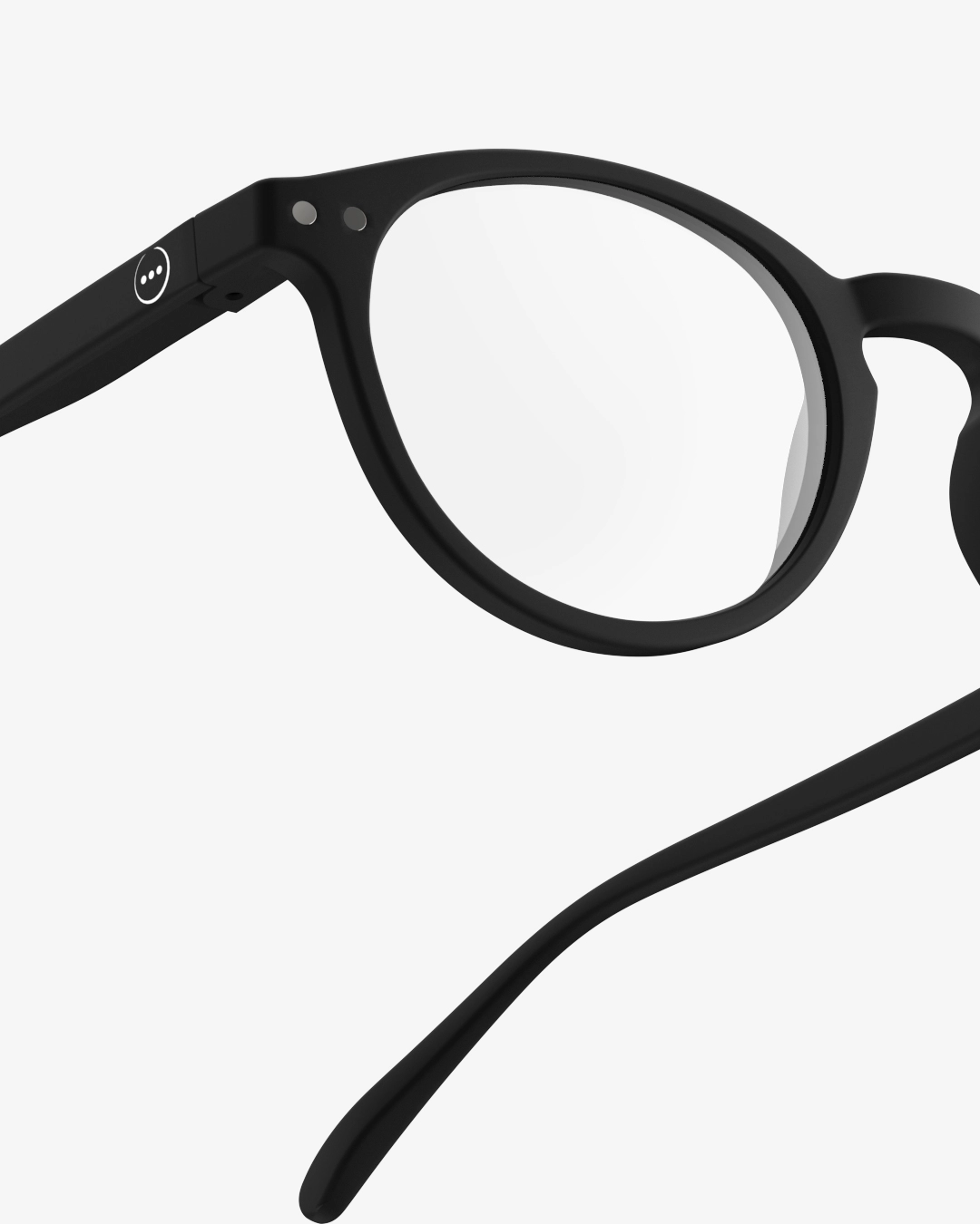 IZIPIZI #A Black Reading Glasses +2.0