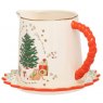 Cath Kidston Christmas Gravy Jug & Saucer 550ml