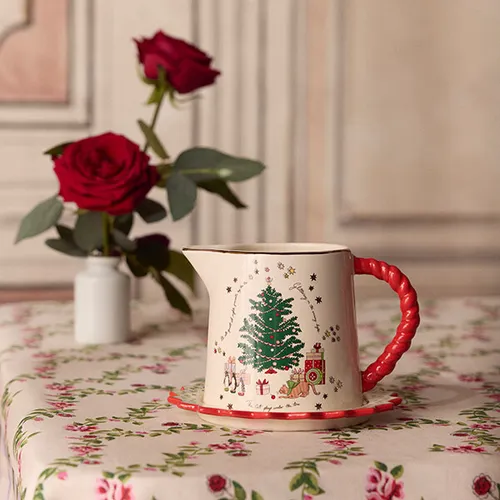 Cath Kidston Christmas Gravy Jug & Saucer 550ml