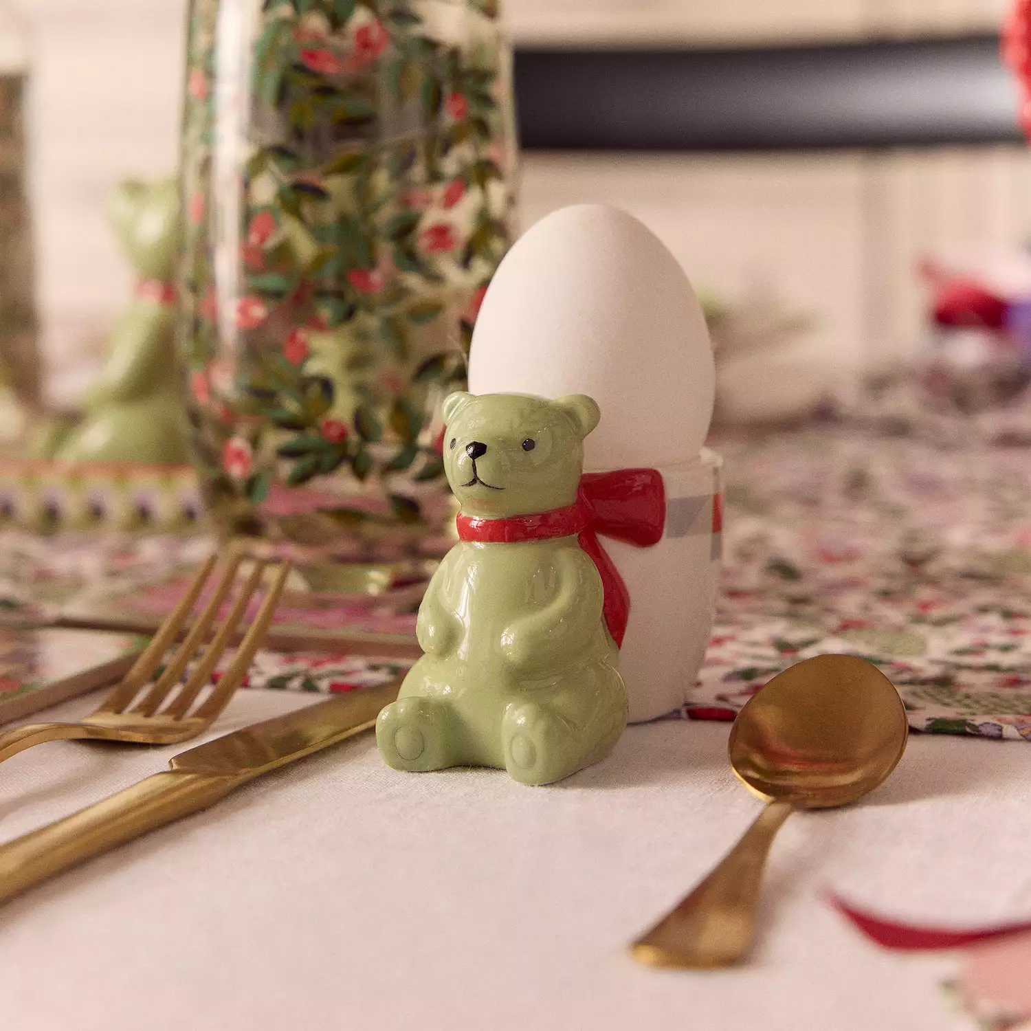 Cath Kidston Christmas Bear Egg Cup