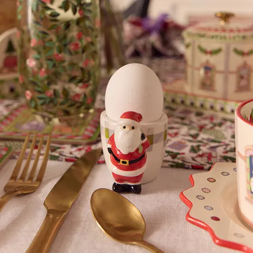 Cath Kidston Christmas Santa Egg Cup