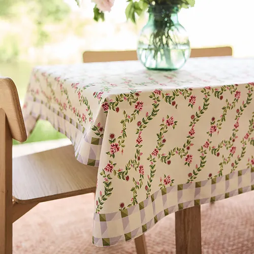 Cath Kidston Dolly Rose Tablecloth 200x130cm