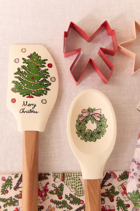 Cath Kidston Christmas Silicone Spatula & Spoon Set