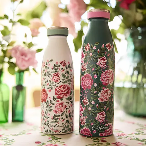 Cath Kidston Dolly Rose Stainless Steel Bottle 350ml