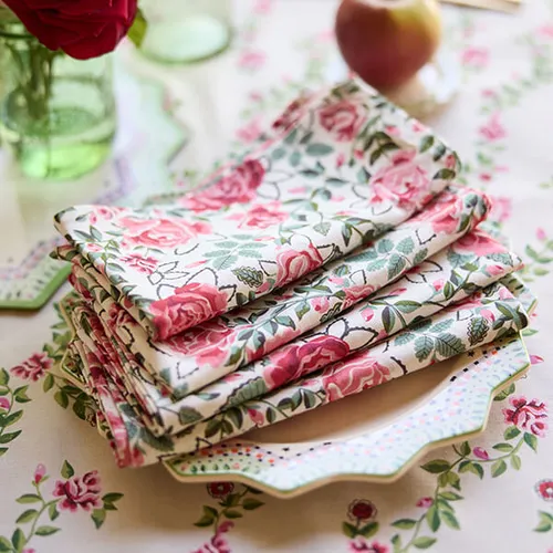 Cath Kidston Dolly Rose Napkins - Set of 4