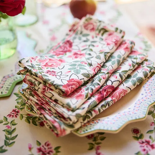 Cath Kidston Dolly Rose Napkins - Set of 4