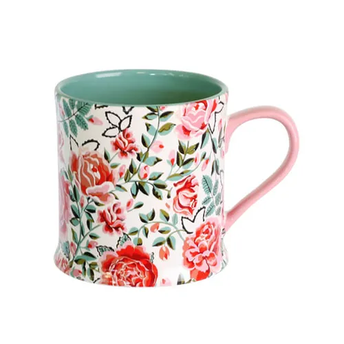 Cath Kidston Dolly Rose White Mollie Mug